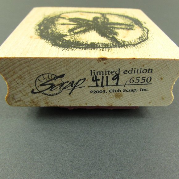 Club Scrap Sea Dollar Rubber Stamp 2003 LE - Picture 2 of 5